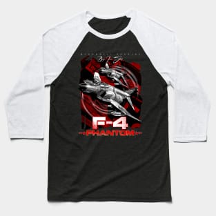 F4 Phantom Us Air Force Fighterjet Baseball T-Shirt